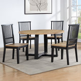 Magnolia Two-tone 54-inch Round Dining Table from Steve Silver - Luna Furniture