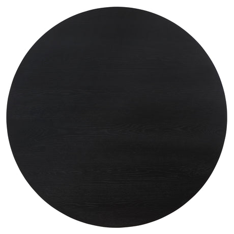 Colvin 52″ Round Dining Table, Black finish from Steve Silver - Luna Furniture