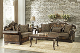 Croydon Brown Wood Cocktail Table from Homelegance - Luna Furniture