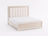Alabaster Light Gray/Cream Queen Bed from Homelegance - Luna Furniture