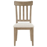 Napa Weathered Sand/Cream Side Chair, Set of 2 from Steve Silver - Luna Furniture