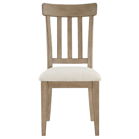 Napa Weathered Sand/Cream Side Chair, Set of 2 from Steve Silver - Luna Furniture