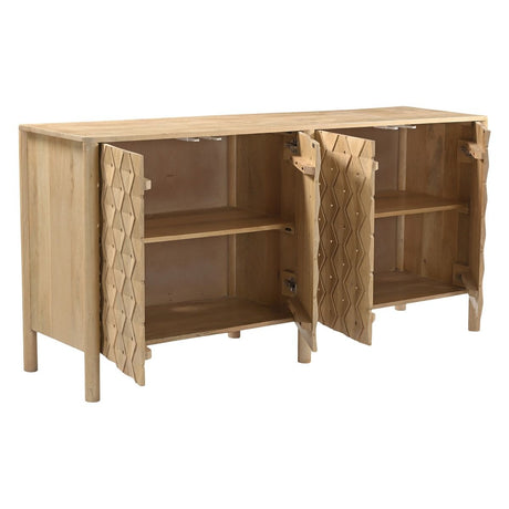 Abra 72" Four Door Sideboard in Light Mango from Home Trends & Design - Luna Furniture