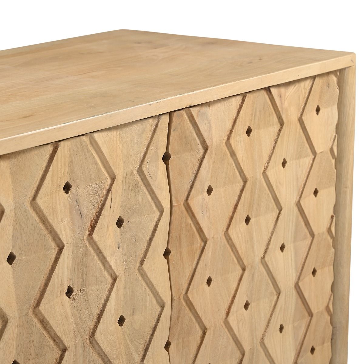 Abra 72" Four Door Sideboard in Light Mango from Home Trends & Design - Luna Furniture