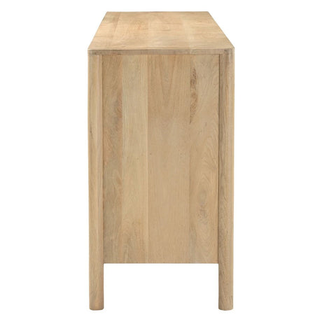 Abra 72" Four Door Sideboard in Light Mango from Home Trends & Design - Luna Furniture