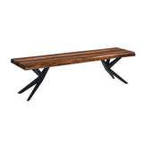 Austin Loft 68" Bench in Natural Sheesham from Home Trends & Design - Luna Furniture