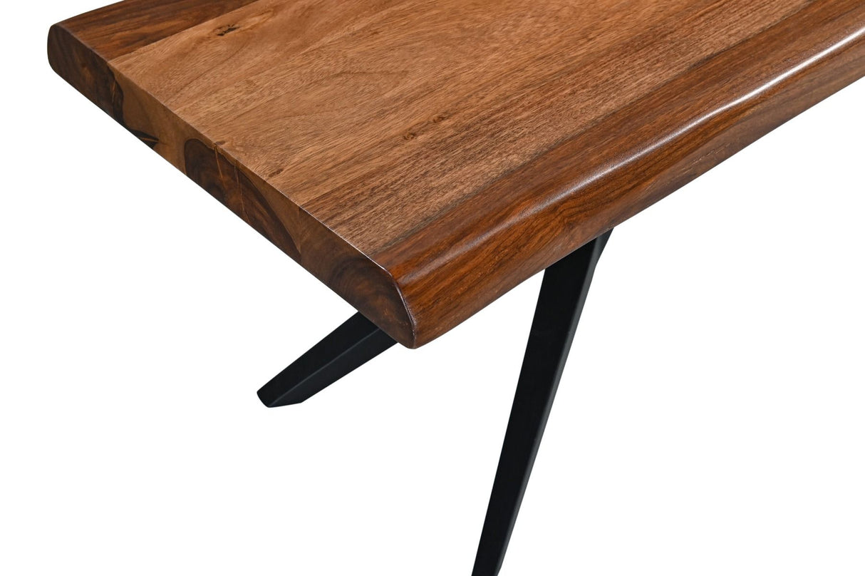 Austin Loft 90" Bench in Natural Sheesham from Home Trends & Design - Luna Furniture