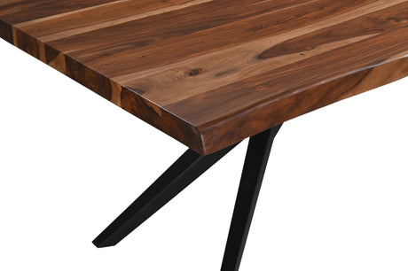 Austin Loft 94" Dining Table in Natural Sheesham from Home Trends & Design - Luna Furniture