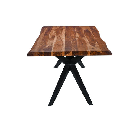 Austin Loft 94" Dining Table in Natural Sheesham from Home Trends & Design - Luna Furniture