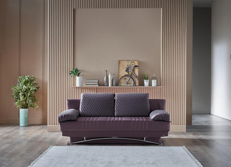 Fantasy Nevada Plum Plain Sleeper Sofa from Bellona - Luna Furniture