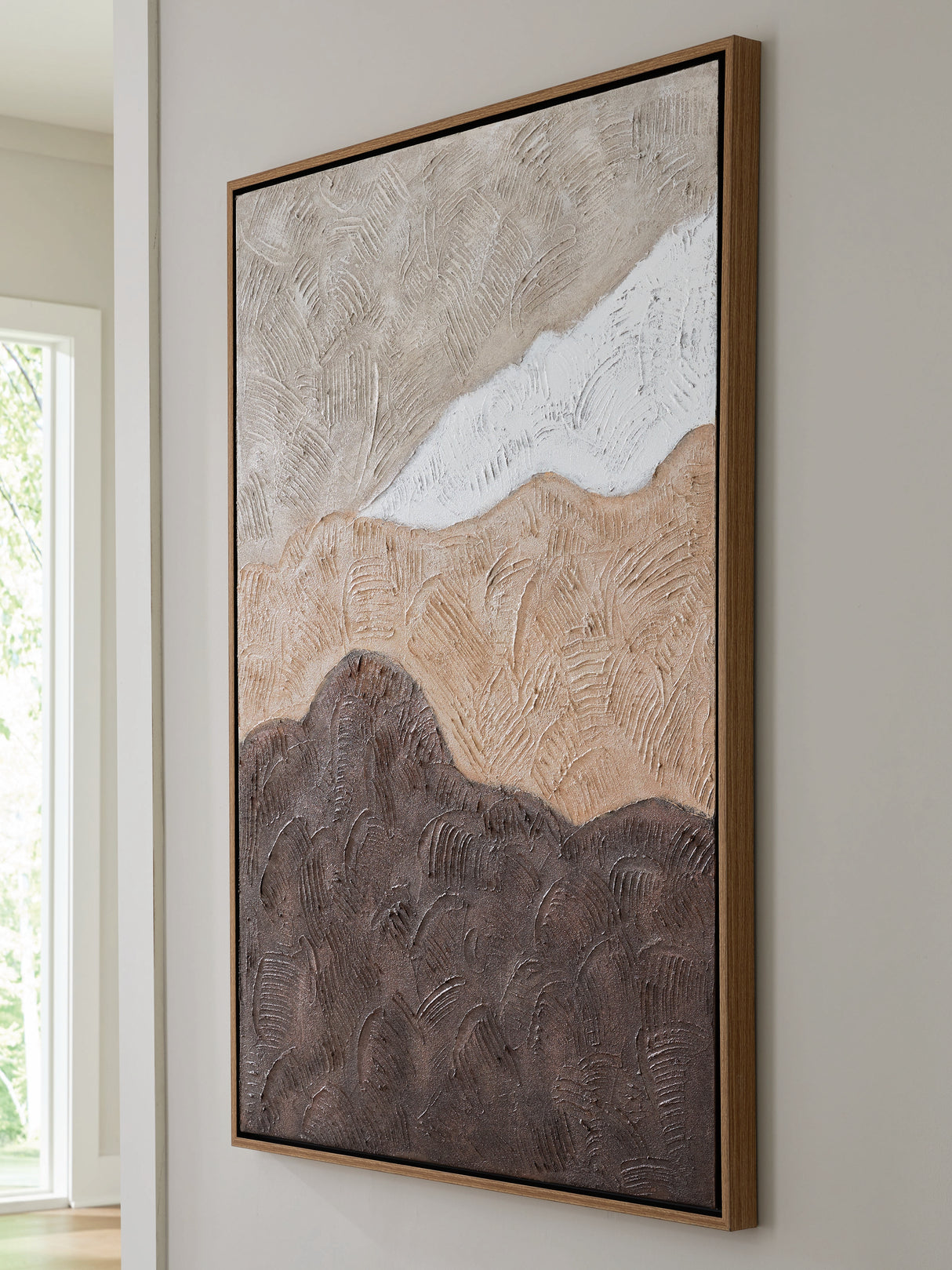 Fanthorne Tan/Brown/White Wall Art from Ashley Furniture - Luna Furniture