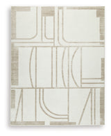 Farongrove Ivory/Beige Large Rug from Ashley Furniture - Luna Furniture