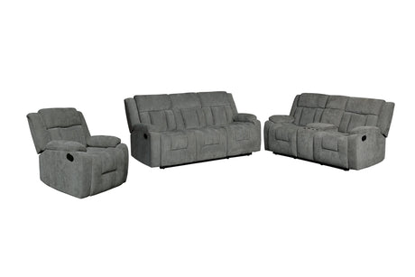 Farrah Gray 3-Piece Reclining Set from Happy Homes - Luna Furniture