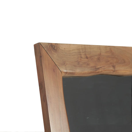 Aspen 43" Mirror Frame in Smoked Acacia from Home Trends & Design - Luna Furniture