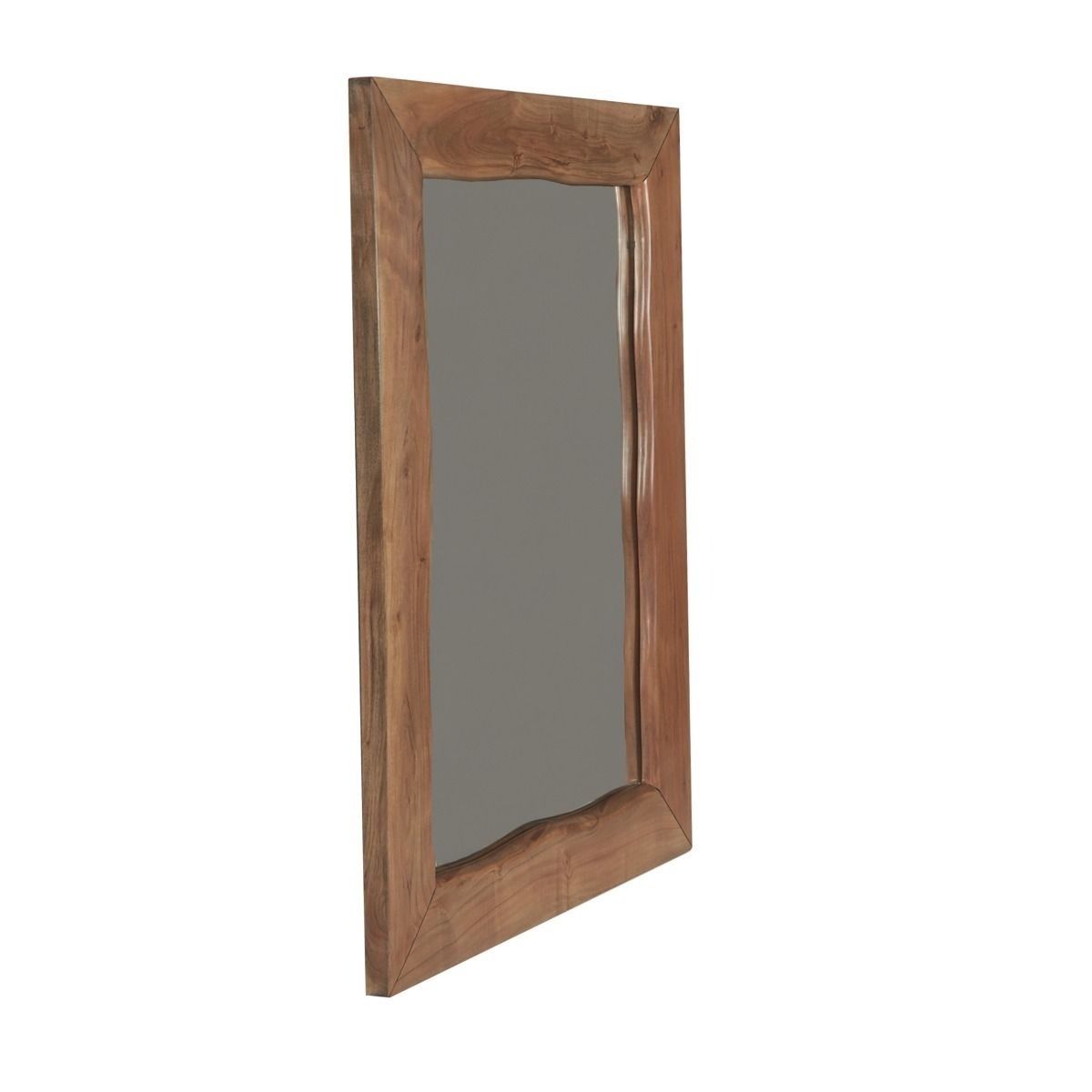 Aspen 43" Mirror Frame in Smoked Acacia from Home Trends & Design - Luna Furniture