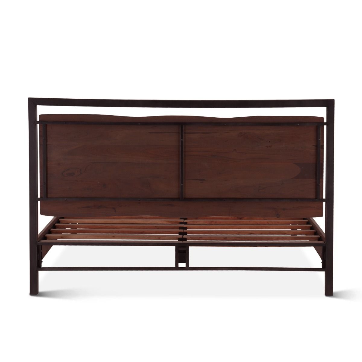 Aspen Queen Bed in Walnut from Home Trends & Design - Luna Furniture