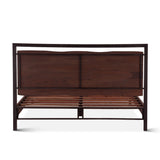 Aspen Queen Bed in Walnut from Home Trends & Design - Luna Furniture