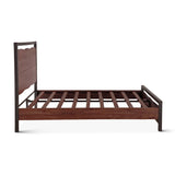 Aspen Queen Bed in Walnut from Home Trends & Design - Luna Furniture