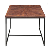 Aster 47" Nesting Coffee Tables in Sunburst Brownstone from Home Trends & Design - Luna Furniture