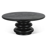 Bilboa 36" Coffee Table in Distressed Black from Home Trends & Design - Luna Furniture
