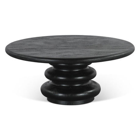 Bilboa 36" Coffee Table in Distressed Black from Home Trends & Design - Luna Furniture