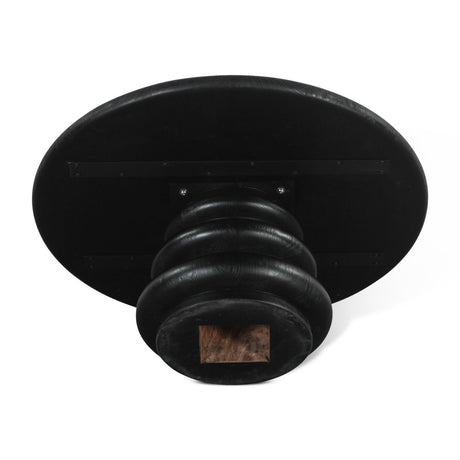 Bilboa 36" Coffee Table in Distressed Black from Home Trends & Design - Luna Furniture