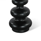 Biloba 18" Side Table in Distressed Black from Home Trends & Design - Luna Furniture