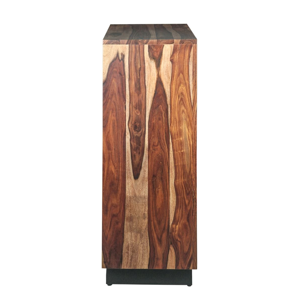Brisbane 34" Tall Chest with Plinth Base in Natural Sheesham from Home Trends & Design - Luna Furniture