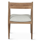 Bijou 22" Upholstered Dining Chair in Natural Brown from Home Trends & Design - Luna Furniture