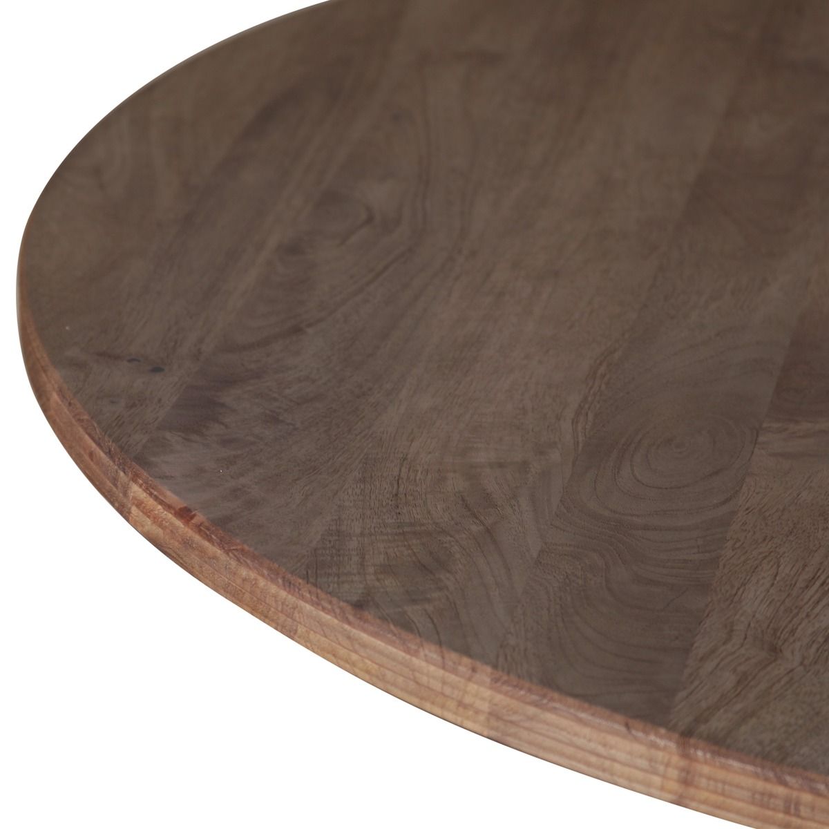 Bijou 54" Round Dining Table in Natural Brown from Home Trends & Design - Luna Furniture