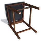 Zen 5-Piece Counter Set with Gray Velvet Counter Chairs from Steve Silver - Luna Furniture