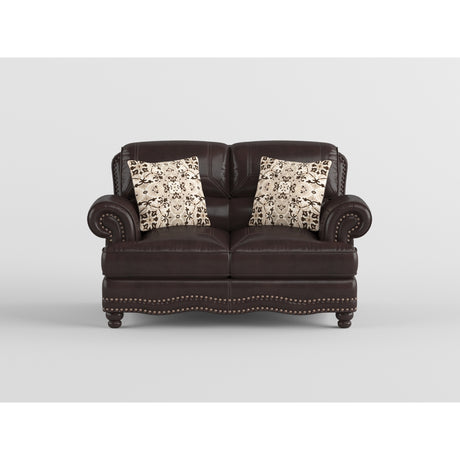 Milford Brown Loveseat from Homelegance - Luna Furniture