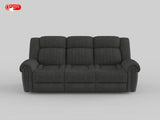 Brennen Mist Power Double Reclining Sofa from Homelegance - Luna Furniture