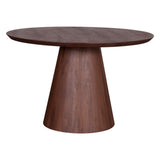 Casablanca 54" Round Dining Table in Toffee Nut from Home Trends & Design - Luna Furniture