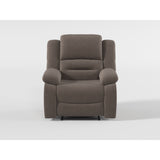 Jarita Chocolate Reclining Chair from Homelegance - Luna Furniture