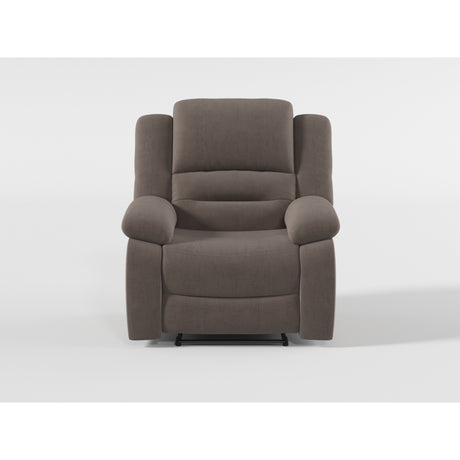 Jarita Chocolate Reclining Chair from Homelegance - Luna Furniture