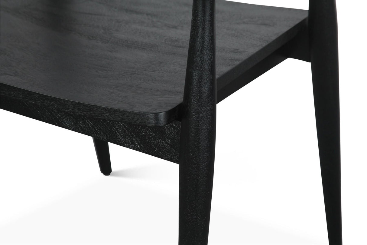 Cambridge 24" Dining Chair in Black from Home Trends & Design - Luna Furniture