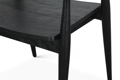 Cambridge 24" Dining Chair in Black from Home Trends & Design - Luna Furniture