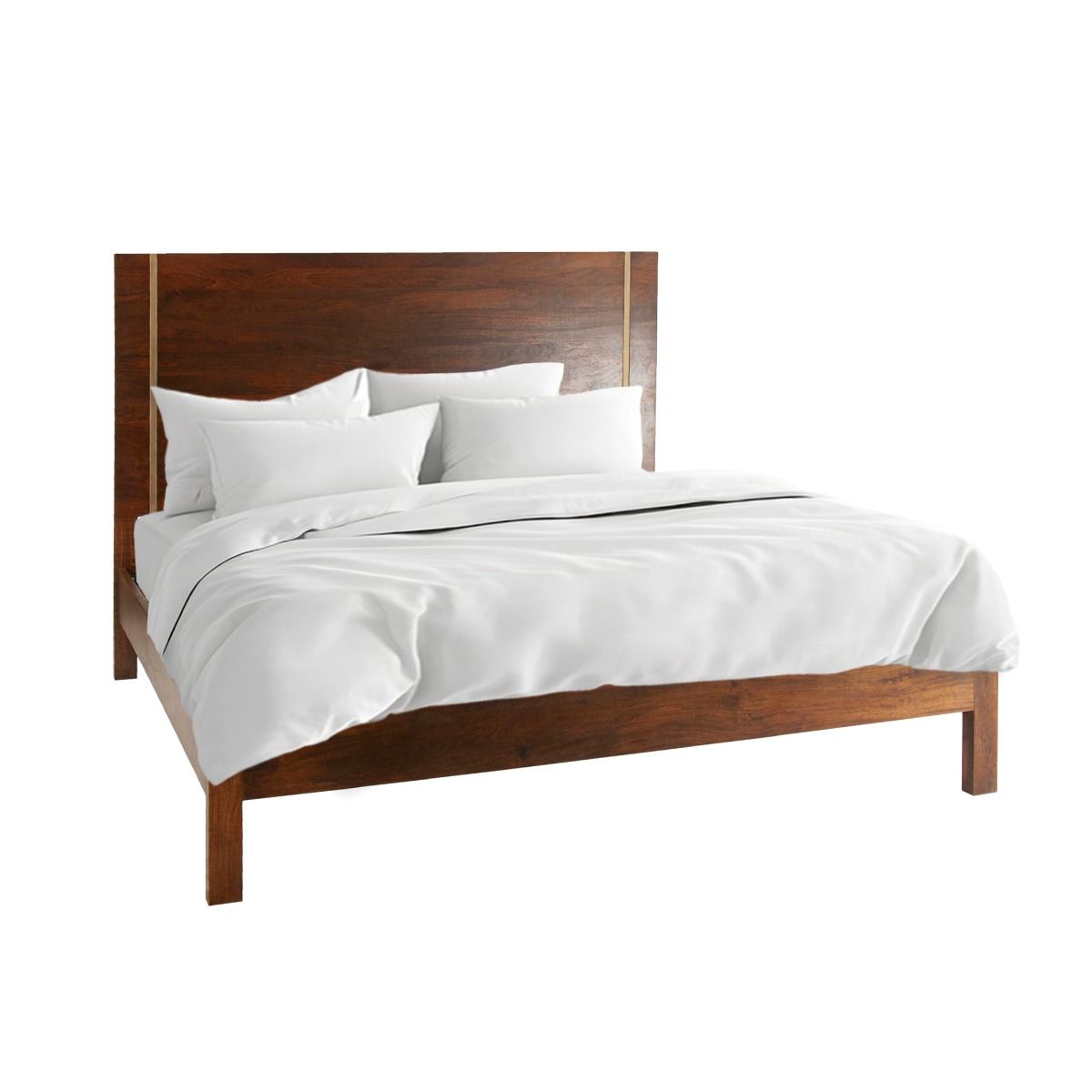 Cosmopolitan King Bed in Honey Brown from Home Trends & Design - Luna Furniture