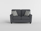 Chelsea Dark Gray Loveseat from Homelegance - Luna Furniture