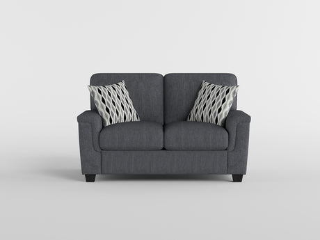 Chelsea Dark Gray Loveseat from Homelegance - Luna Furniture