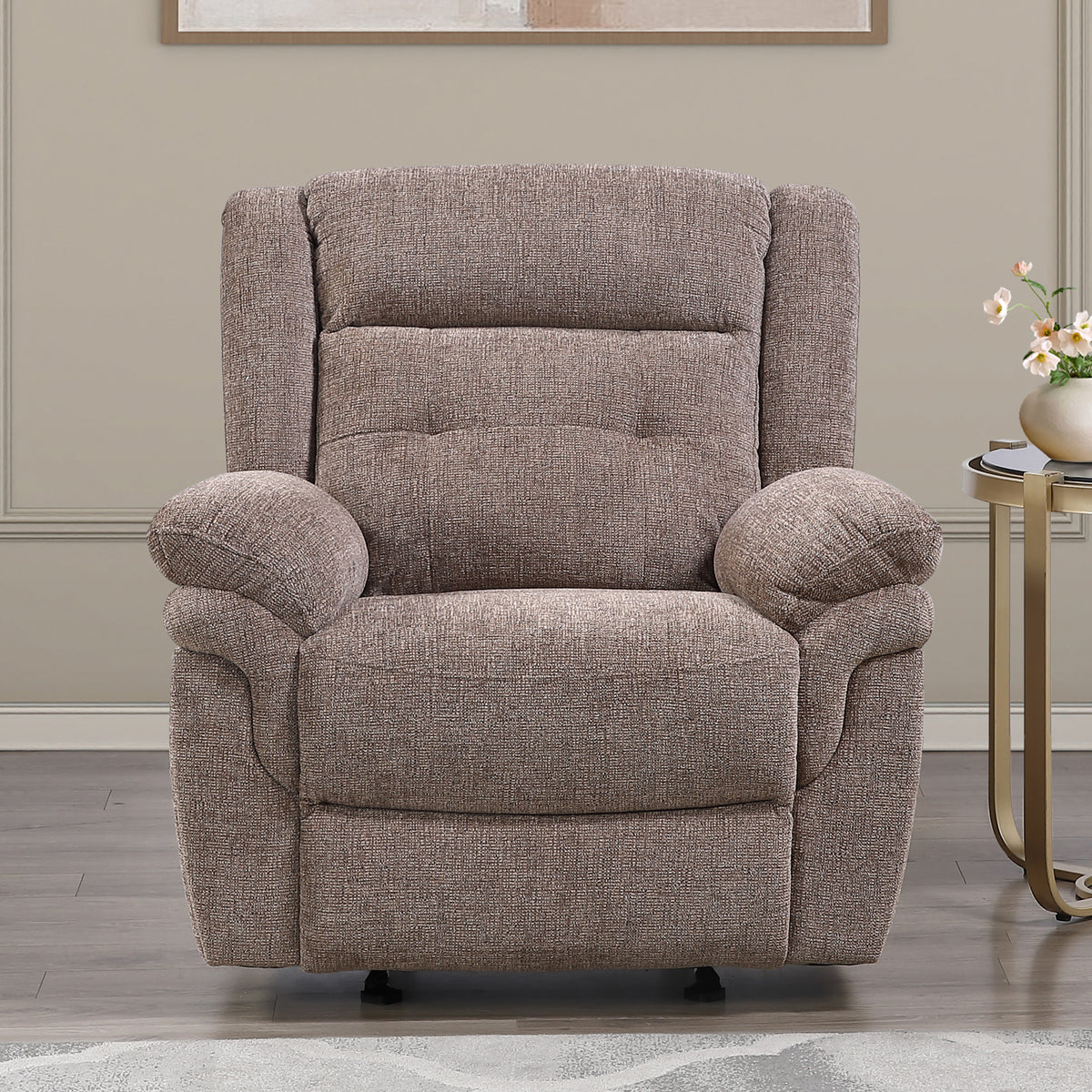 Sydney Brown Manual Recliner from Steve Silver - Luna Furniture