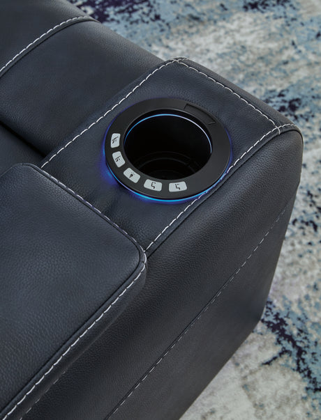 Feazada Sapphire Power Recliner from Ashley - Luna Furniture