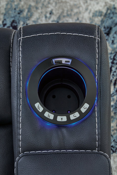 Feazada Sapphire Power Recliner from Ashley - Luna Furniture