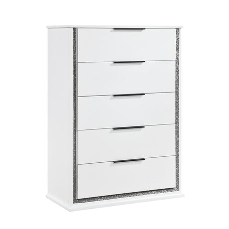 Lumin Pearl White Chest from Homelegance - Luna Furniture