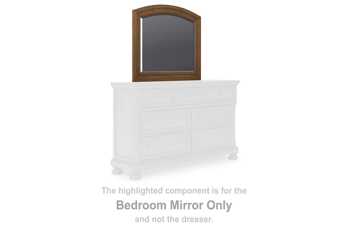 Feddinger Medium Brown Bedroom Mirror (Mirror Only) from Ashley - Luna Furniture