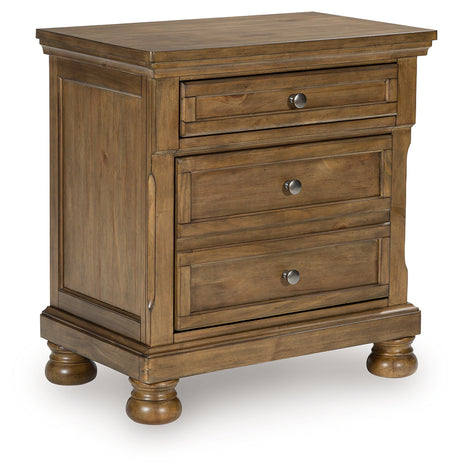 Feddinger Medium Brown Nightstand from Ashley - Luna Furniture