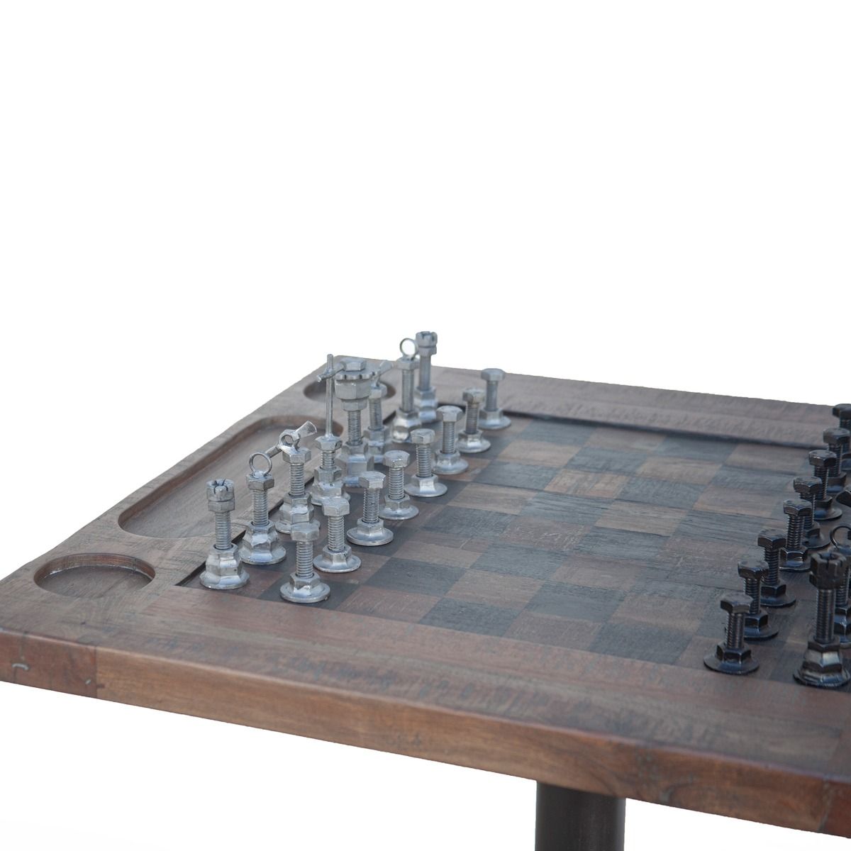 Eiffel 30" Chess Bistro Table from Home Trends & Design - Luna Furniture