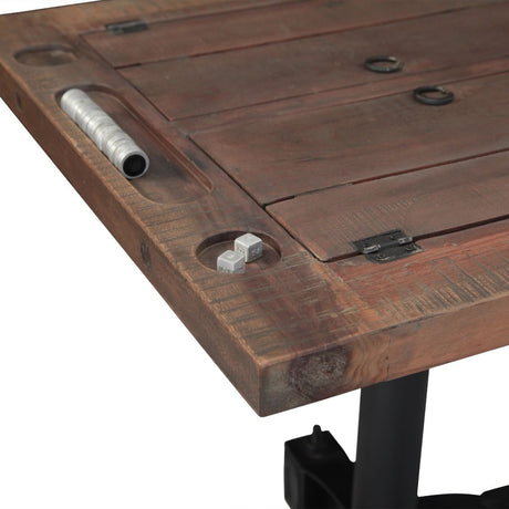 Eiffel 28" Backgammon Game Table from Home Trends & Design - Luna Furniture