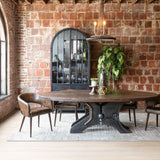 Eiffel 94" Oval Dining Table from Home Trends & Design - Luna Furniture